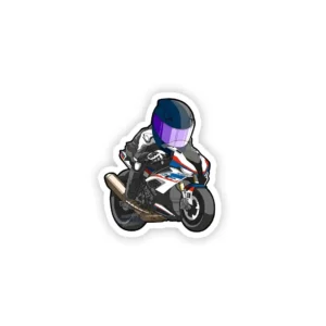 Bike Racer Sticker