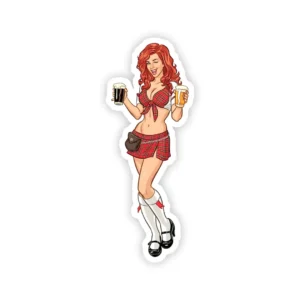 Beer Girl Sticker