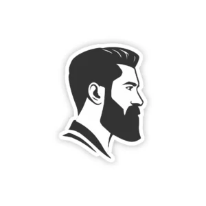 Beardo Men Sticker