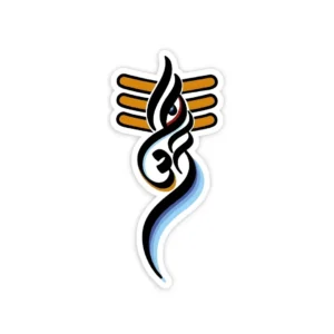 Om With Eye Sticker