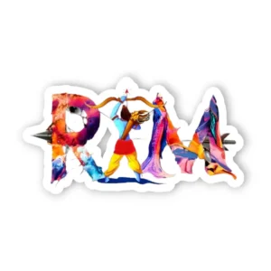Ram with Arrow Sticker