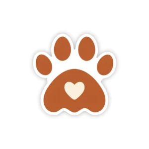 Dog Paw Sticker