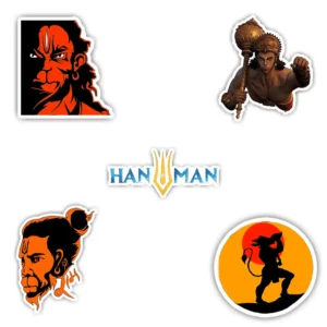 Hanuman Ji Stickers - Pack of 5