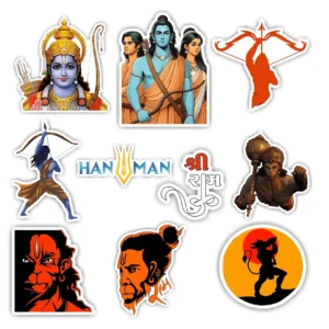 Ram Ji Stickers - Pack of 10